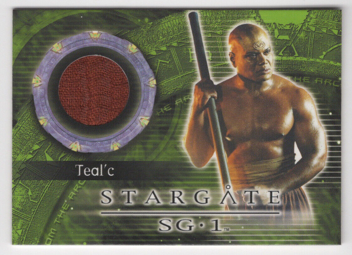 Teal'c Christopher Judge Stargate SG1 Season 8 Costume Wardrobe Card C31