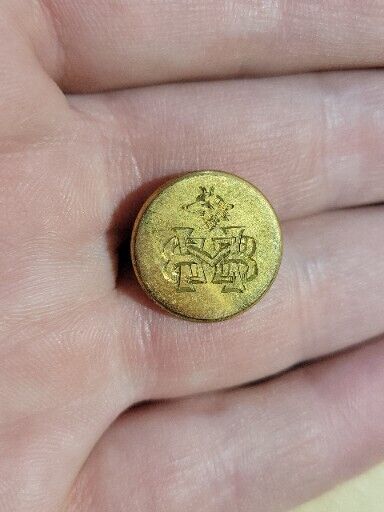 Rare Antique English Button, 1800\'s, Bayonne, Firmins London Ld