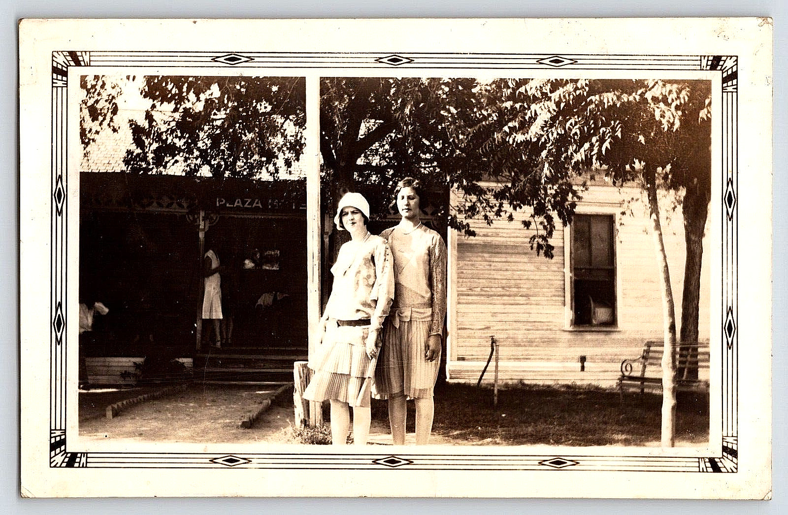 Original Old Vintage Antique Photo Picture Ladies Girls Dresses Hico, Texas