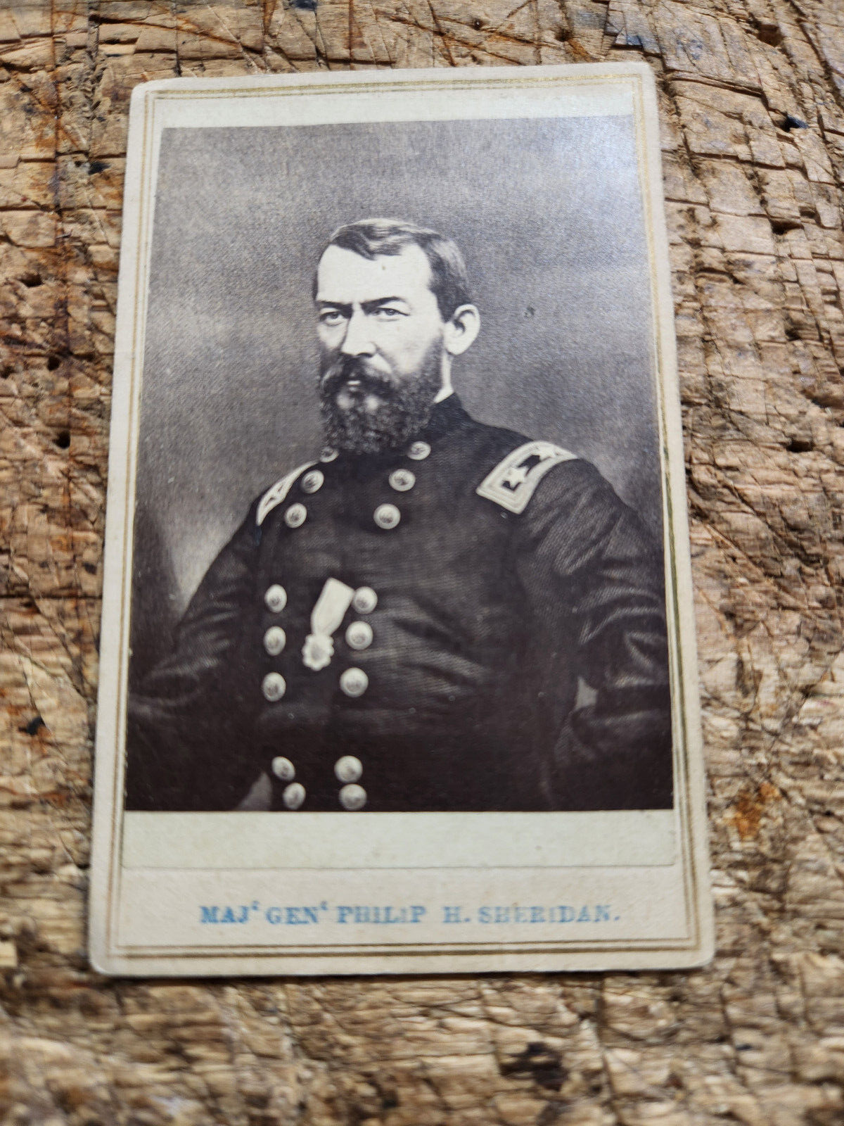 Original CDV Photo of Major General Philip Sheridan