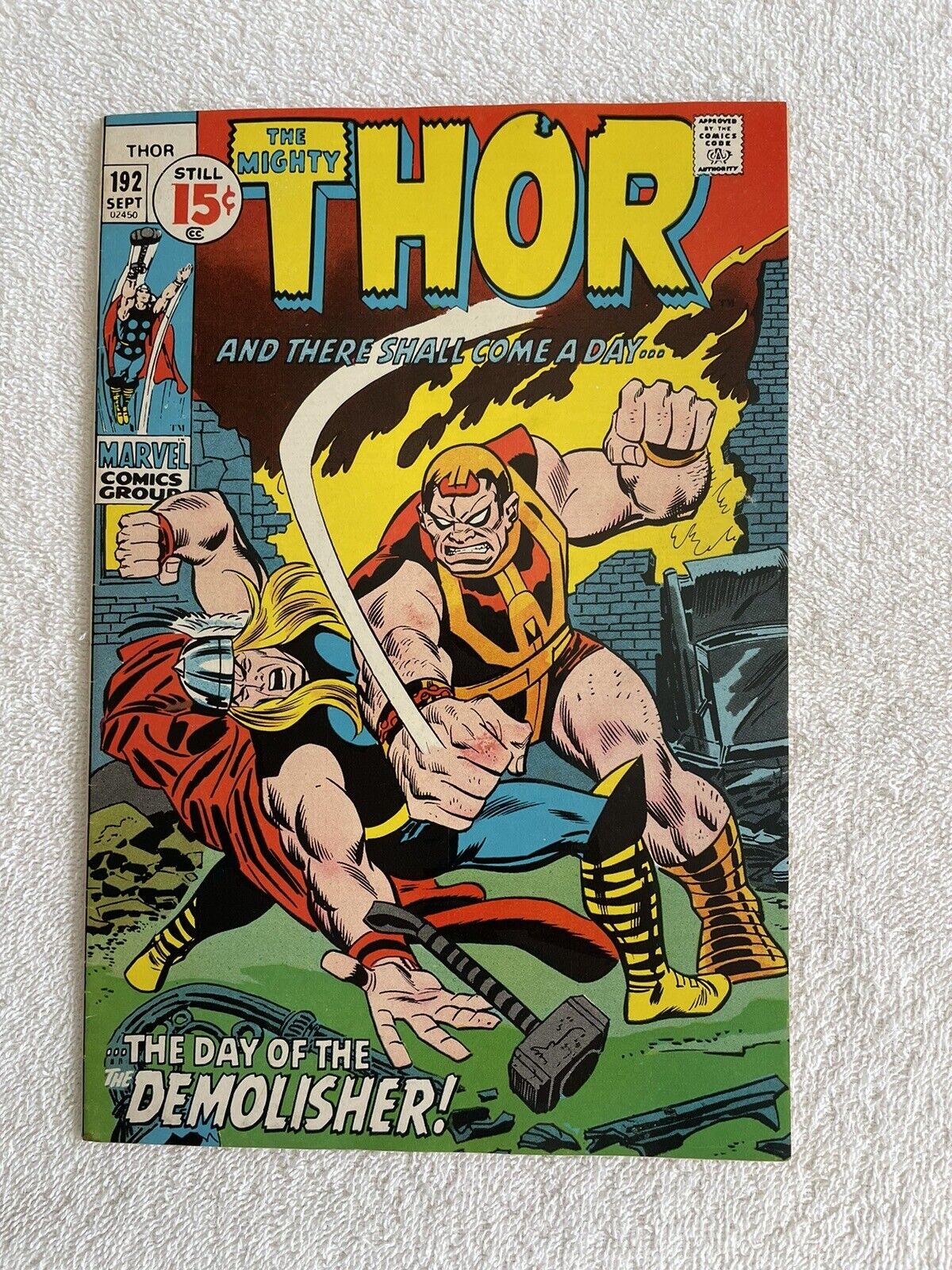 Thor # 192 , Very Fine - , Demolisher