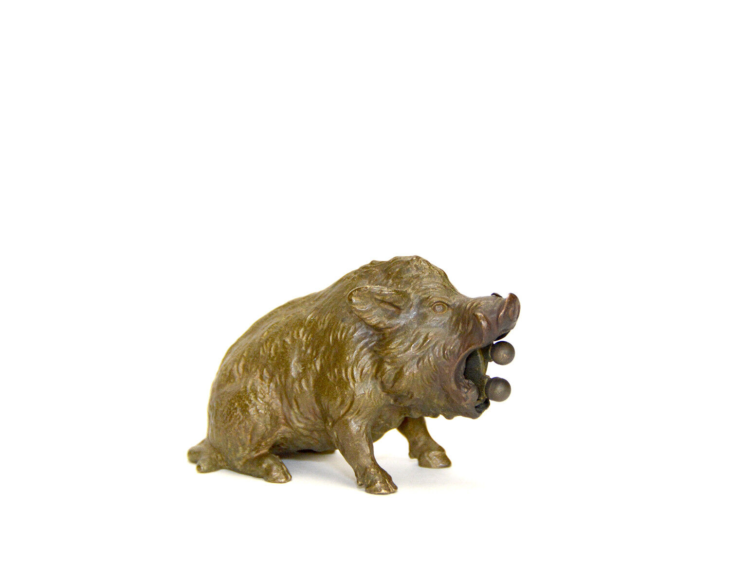 Vienna Bronze Wild Boar Figure Cigar Cutter