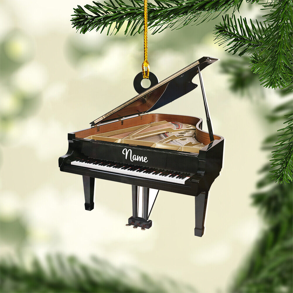 Piano Instruments Hanging Ornaments For Christmas Tree, Gifts For Piano Players