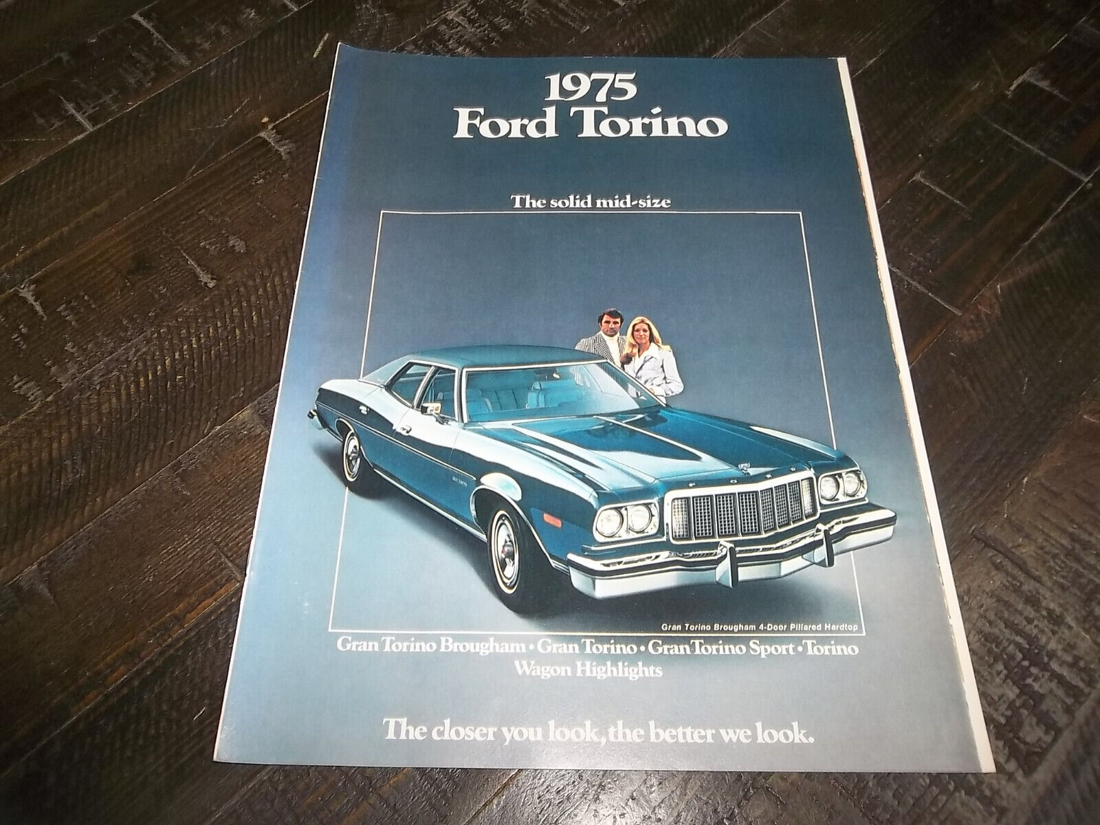 1975 Ford Torino the Solid Mid-Size Factory Dealership Brochure 10 Page nos