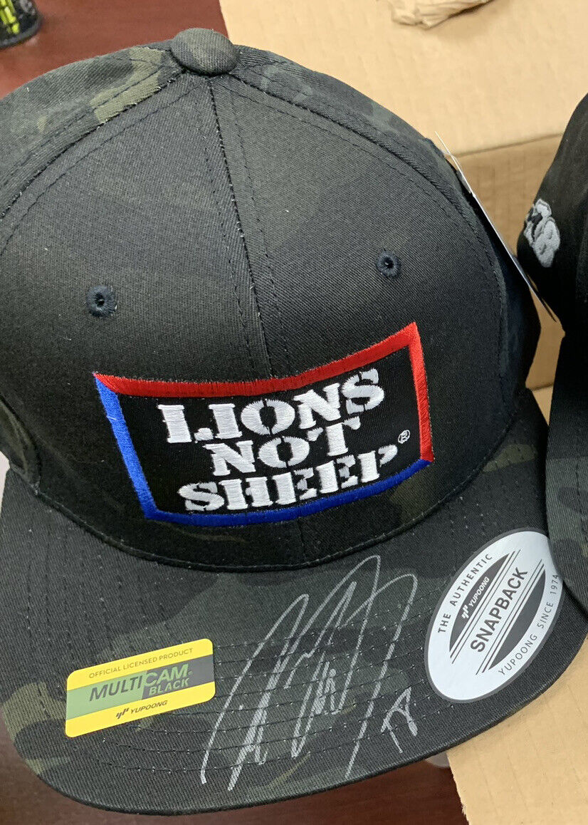 Lions Not Sheep Black Box #3 UNOPENED+Limited Edition Signed Davi Millsaps Hat