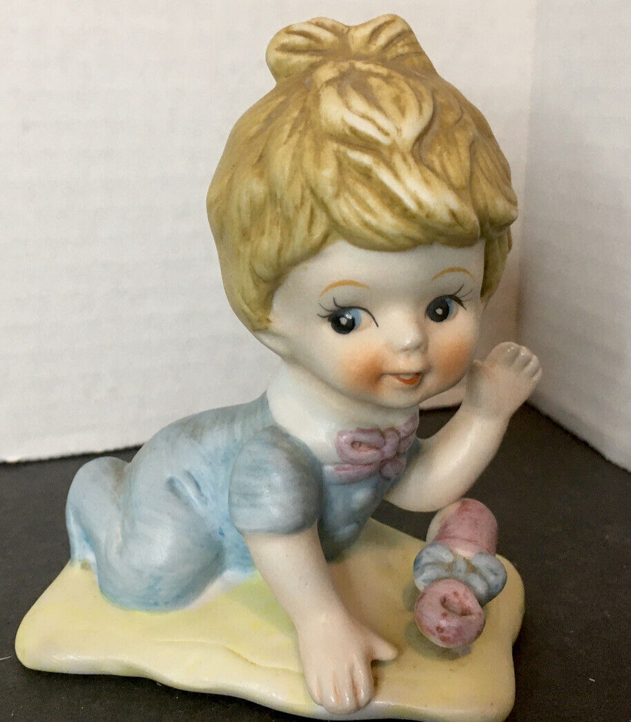 Royal Coronet by Dan Brechner Bisque Baby Babies Figurines Vintage