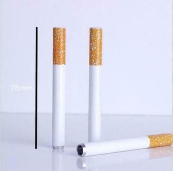 3 METAL TOBACCO PIPE Cigarette 78MM SMOKING PIPES GLASS ALTERNATIVE