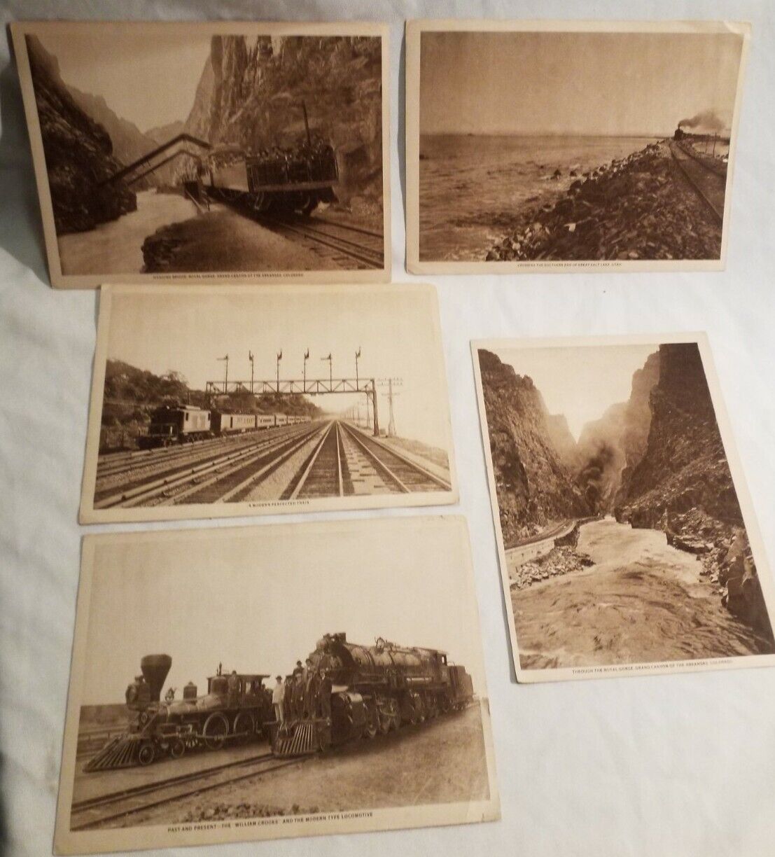 1915 American Railroad Prints 5 Of 6 From \