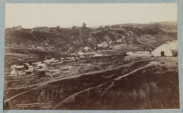 Photo:Confederate fortifications in rear of Vicksburg, Miss.