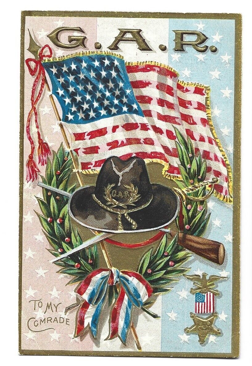 Old Postcard ~ Decoration Day / Memorial Day ~ GAR ~ Grand Army of Republic
