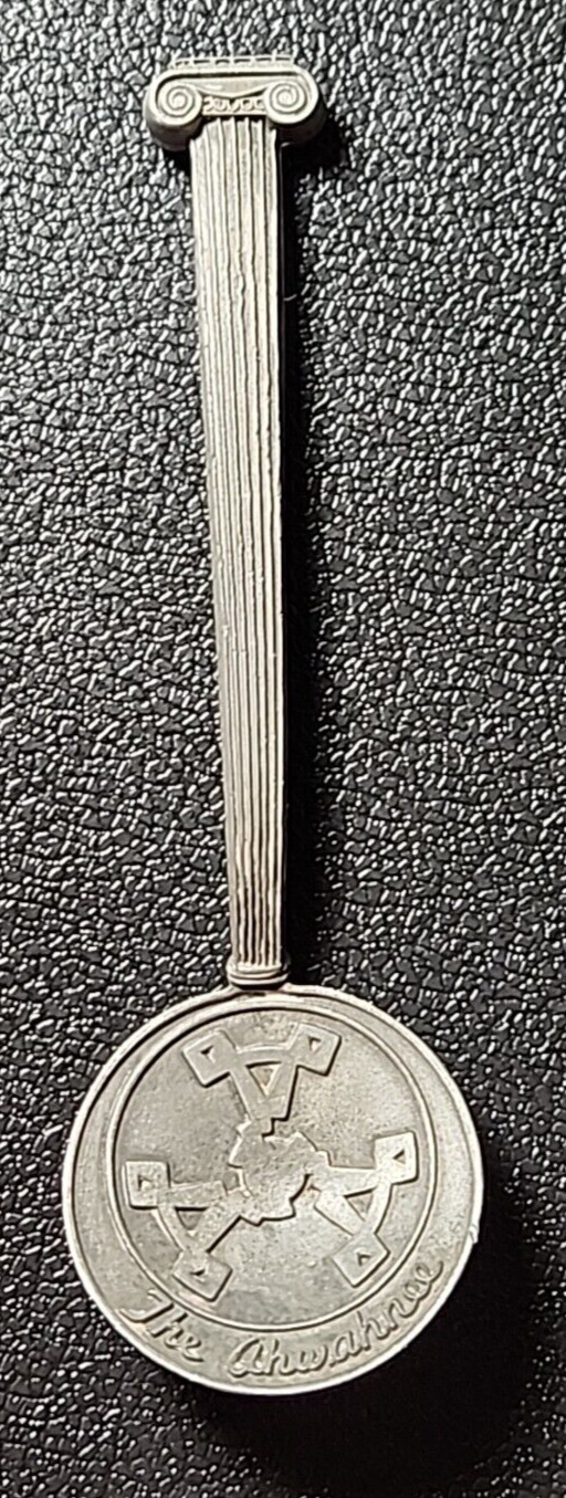 THE AHWAHNEE Collector Spoon Pewter Hotel Gift Souvenir 4\
