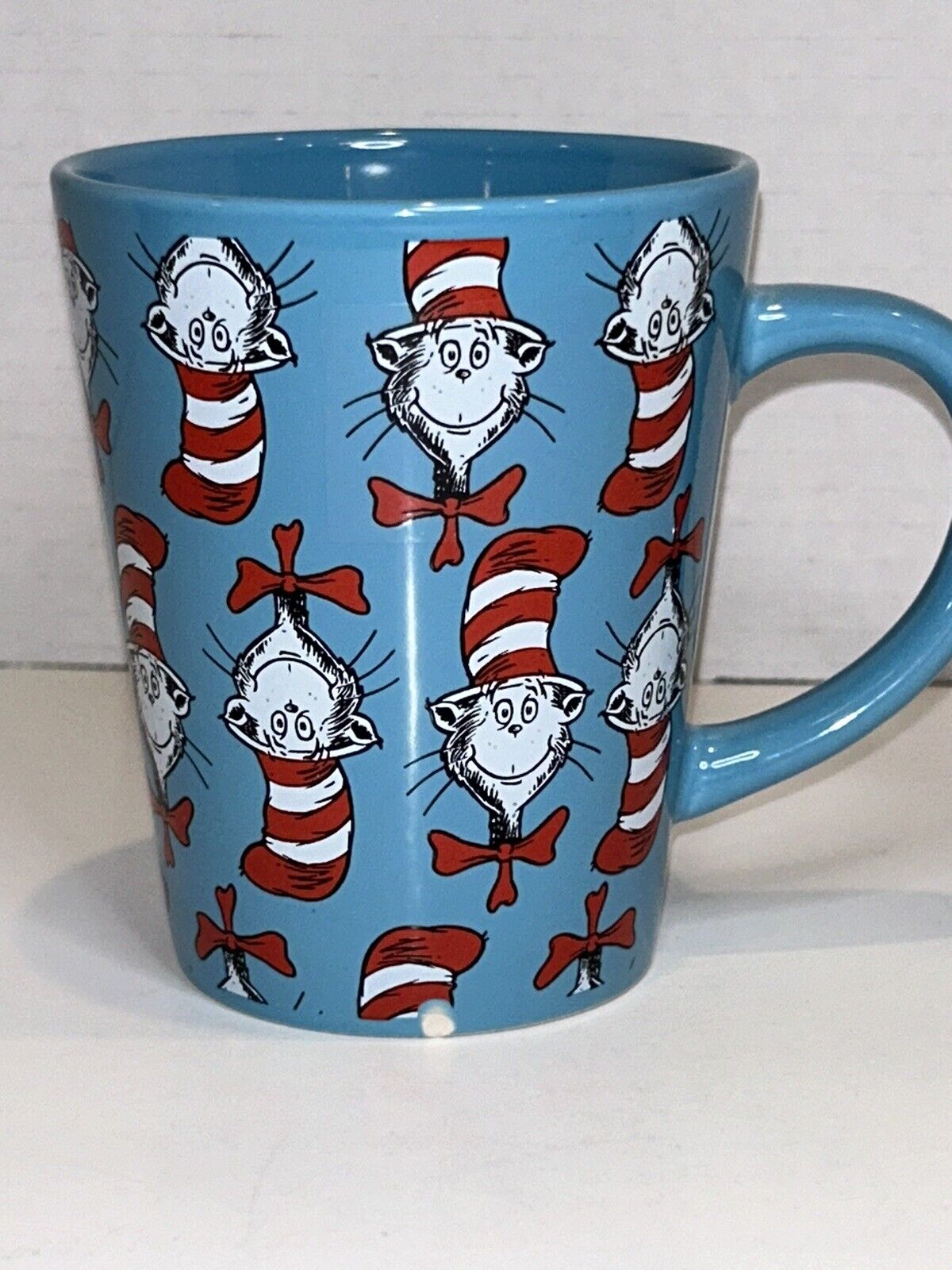 Dr Seuss Cat In The Hat Mug 14 Oz Blue Cup 2021 Turquoise Large