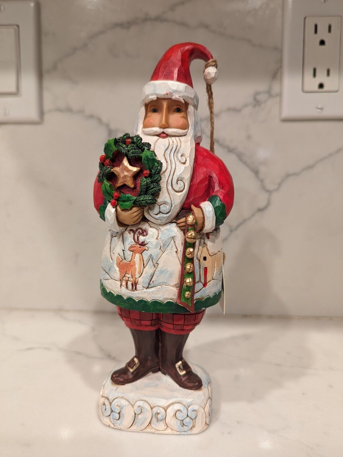 Heartwood Creek Embrace The Jingle Santa Figurine by Jim Shore 6002900 2018