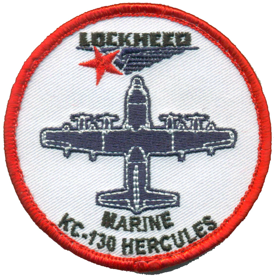 USMC VMGR-452 YANKEES KC-130 HERCULES LOCKHEED HOOK & LOOP EMBROIDERED PATCH