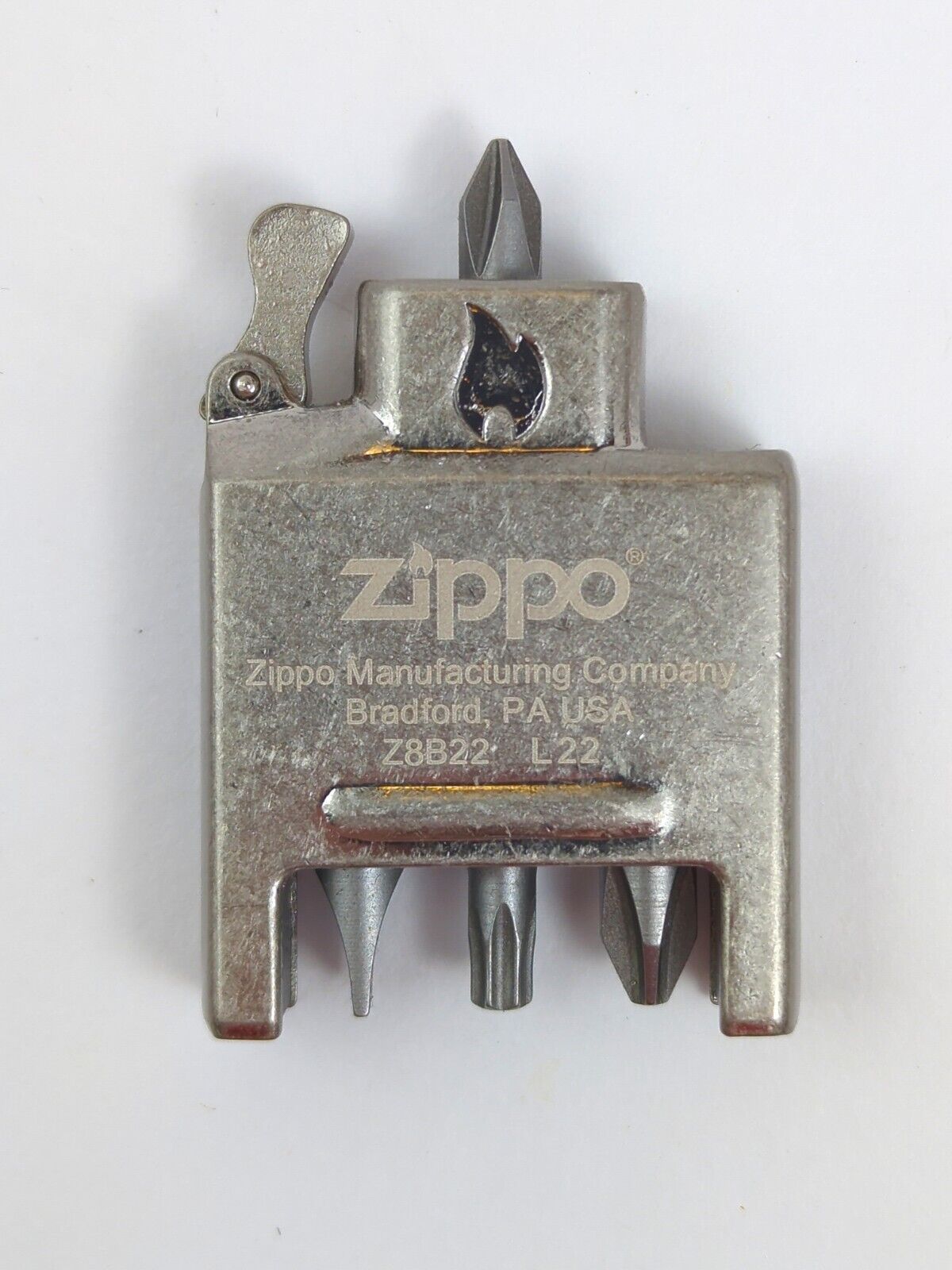 Zippo BIT SAFE 4-in-1 SCREWDRIVER Lighter Insert, 65701 - DEC (L) 2022 NEW