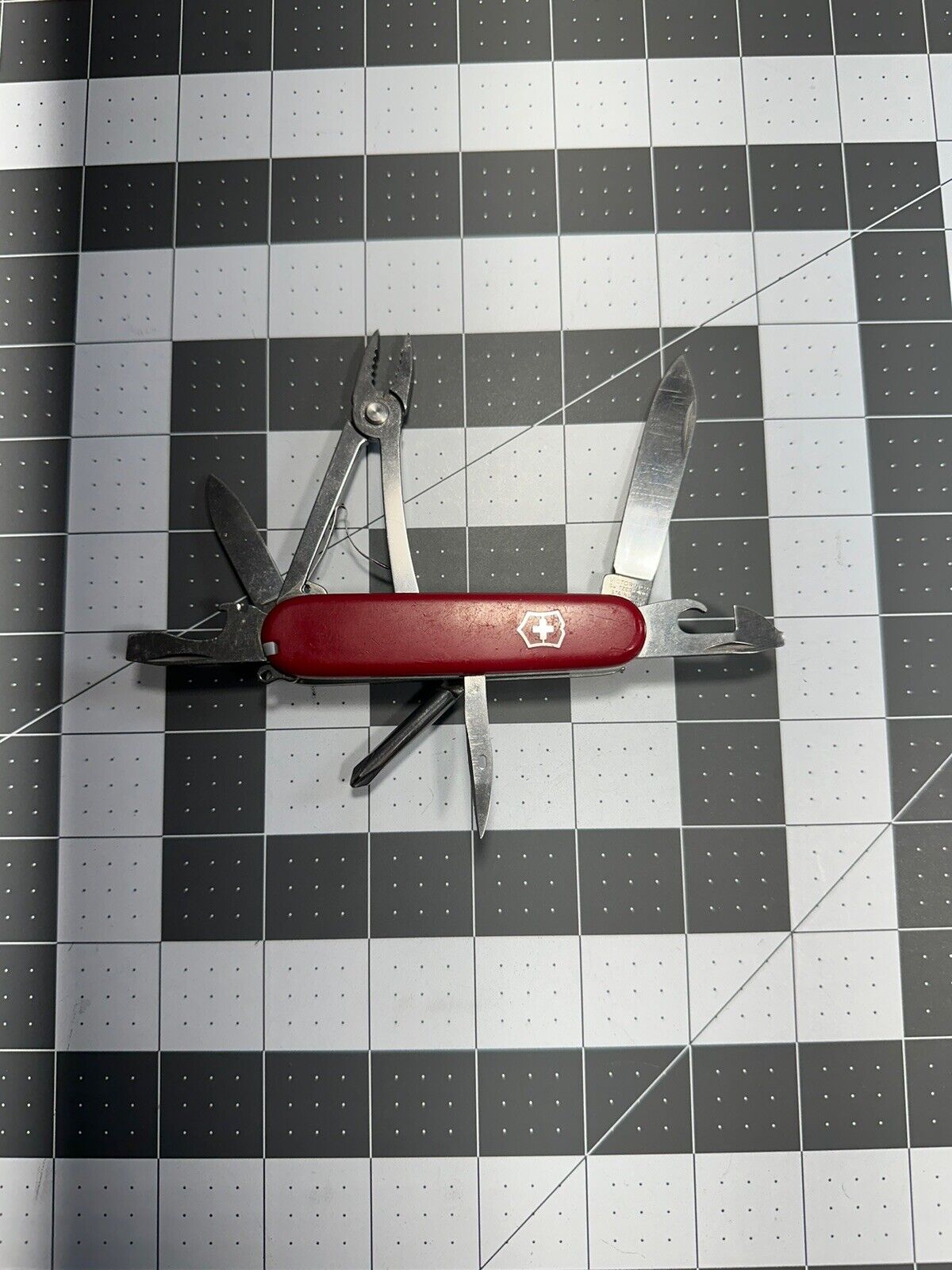 Victorinox Mechanic Swiss Army Knife - Red - Retired Vintage - 6240