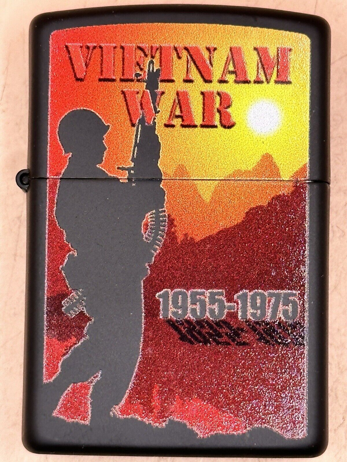 2020 Vietnam War 1955-1975 Black Matte Zippo Lighter NEW