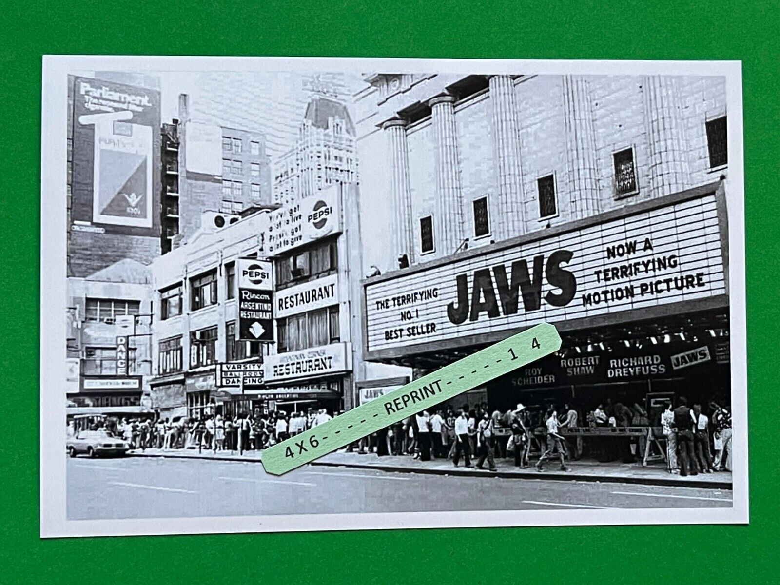 Found 4X6 PHOTO of Old JAWS Movie Theater