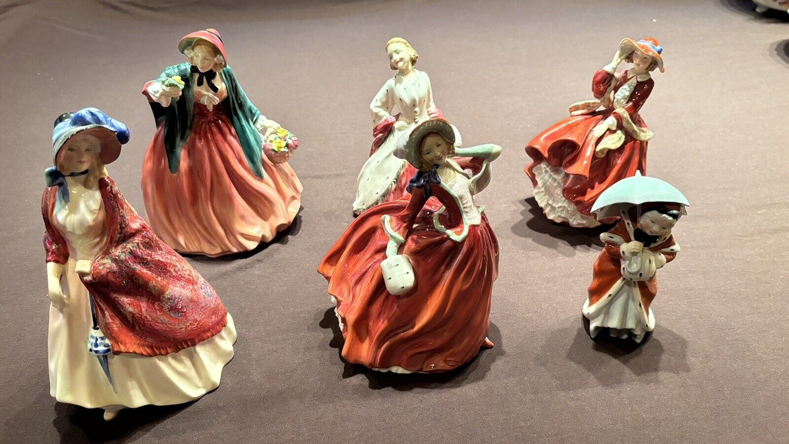 Vintage, Numbered Royal Doulton Figurine Ladies