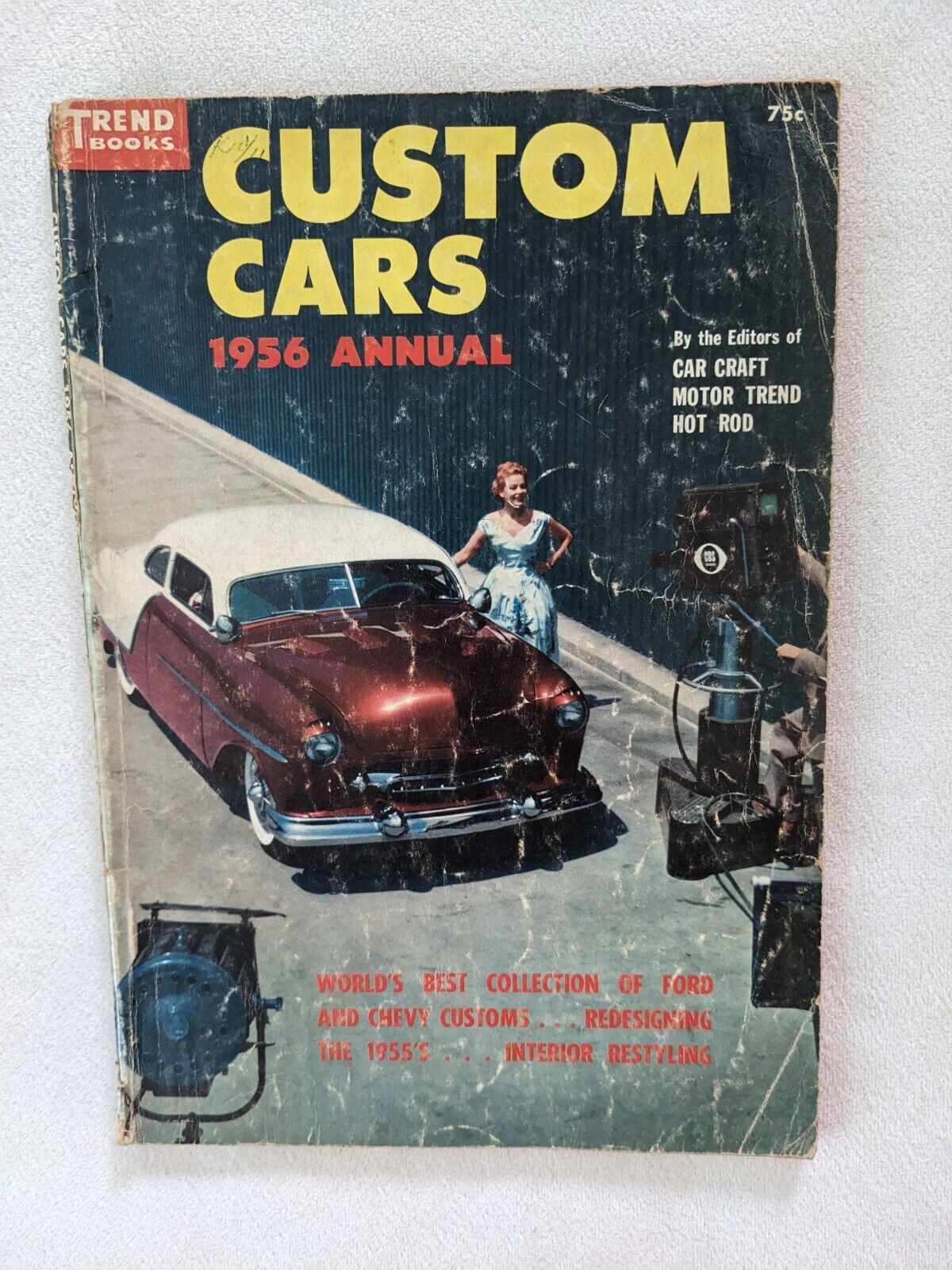 Motor Trend - Trend Books Custom Cars Magazine - 1956 Annual Edition - Vintage