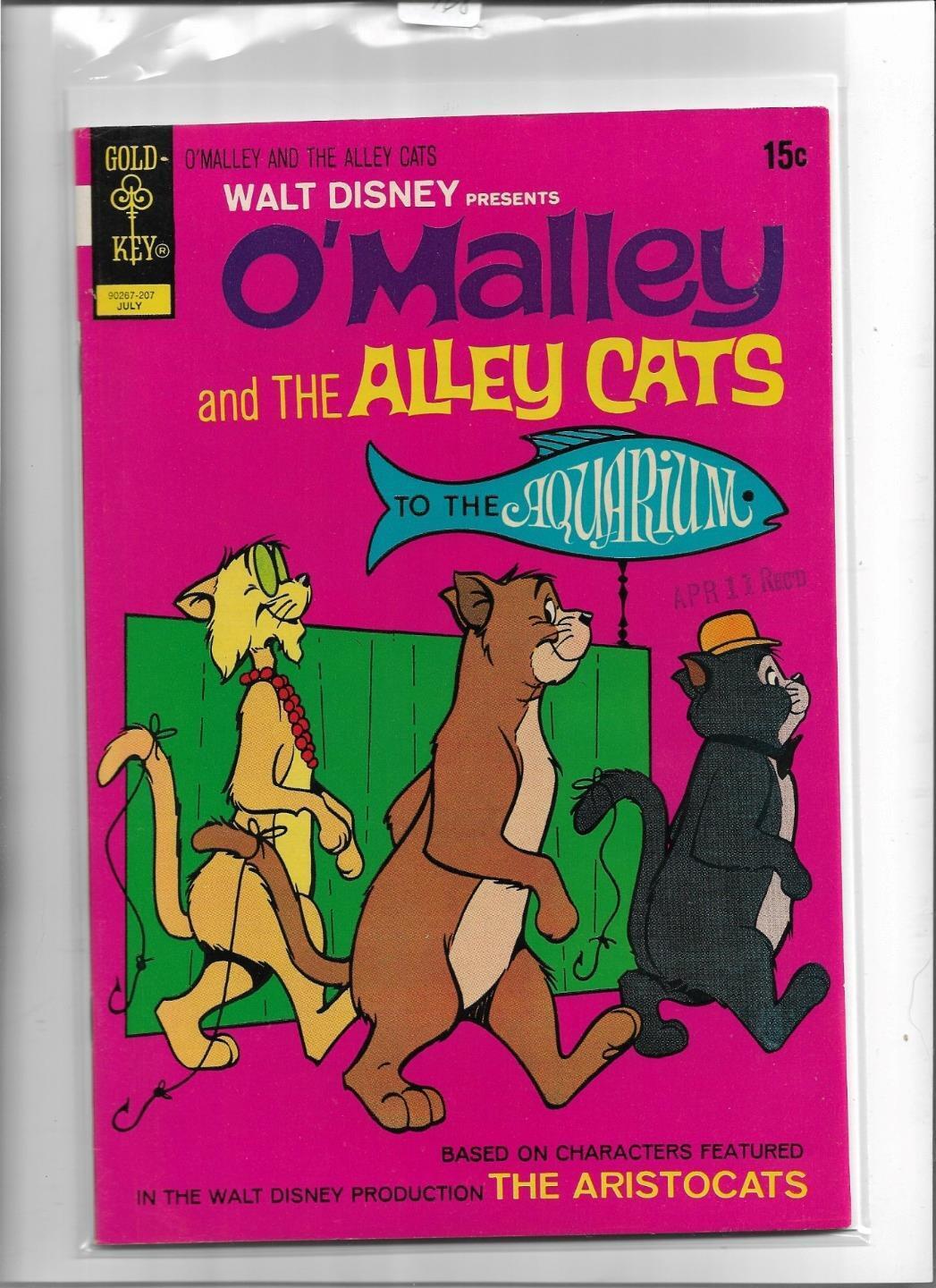 WALT DISNEY PRESENTS O\'MALLEY AND THE ALLEY CATS #3 1972 NEAR MINT- 9.2 3968