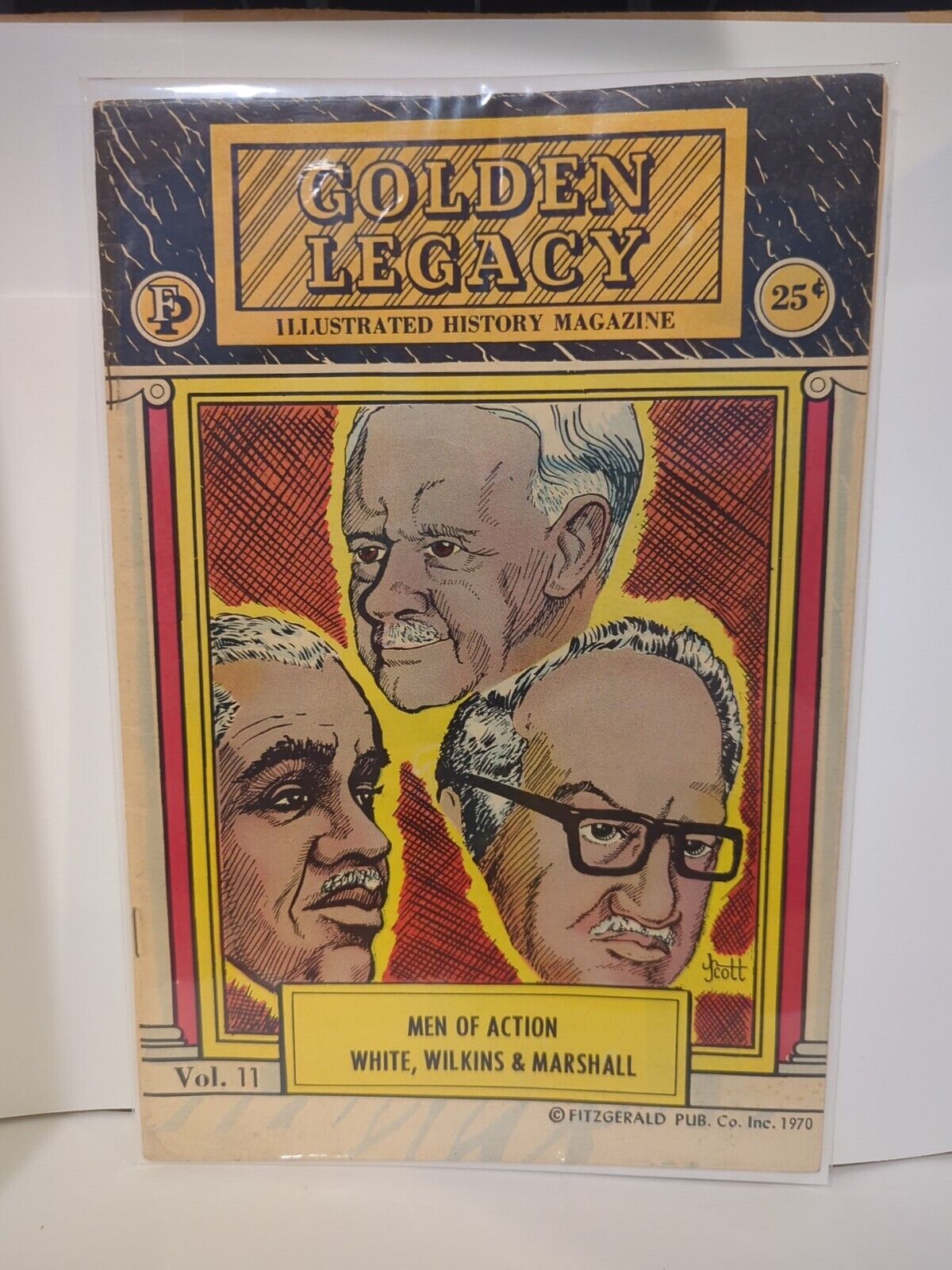 Golden Legacy Illustrated magazine Vol 11 White Wilkins & Marshall 1970 VG