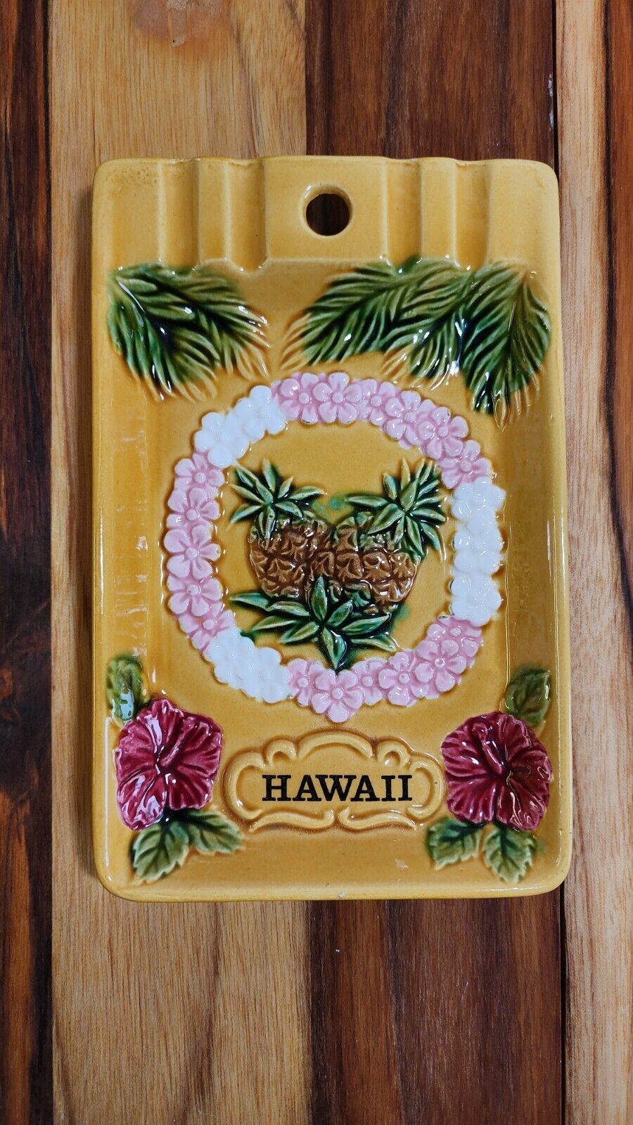 Vintage Hawaii Ceramic Ashtray (Made in Japan)