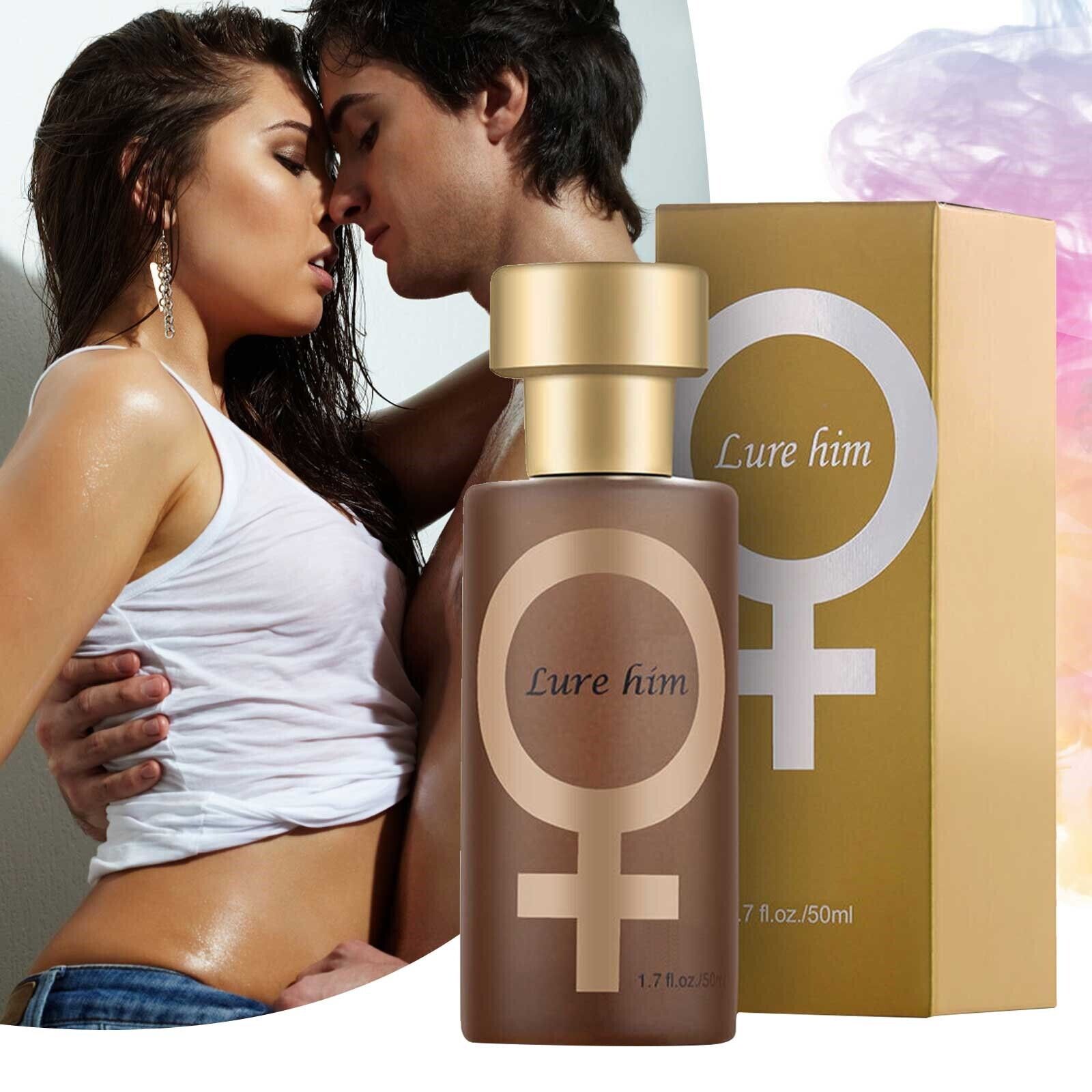 Aphrodisiac Golden Lure her/him Pheromone Perfume Spray Oil For Men Women 50ml
