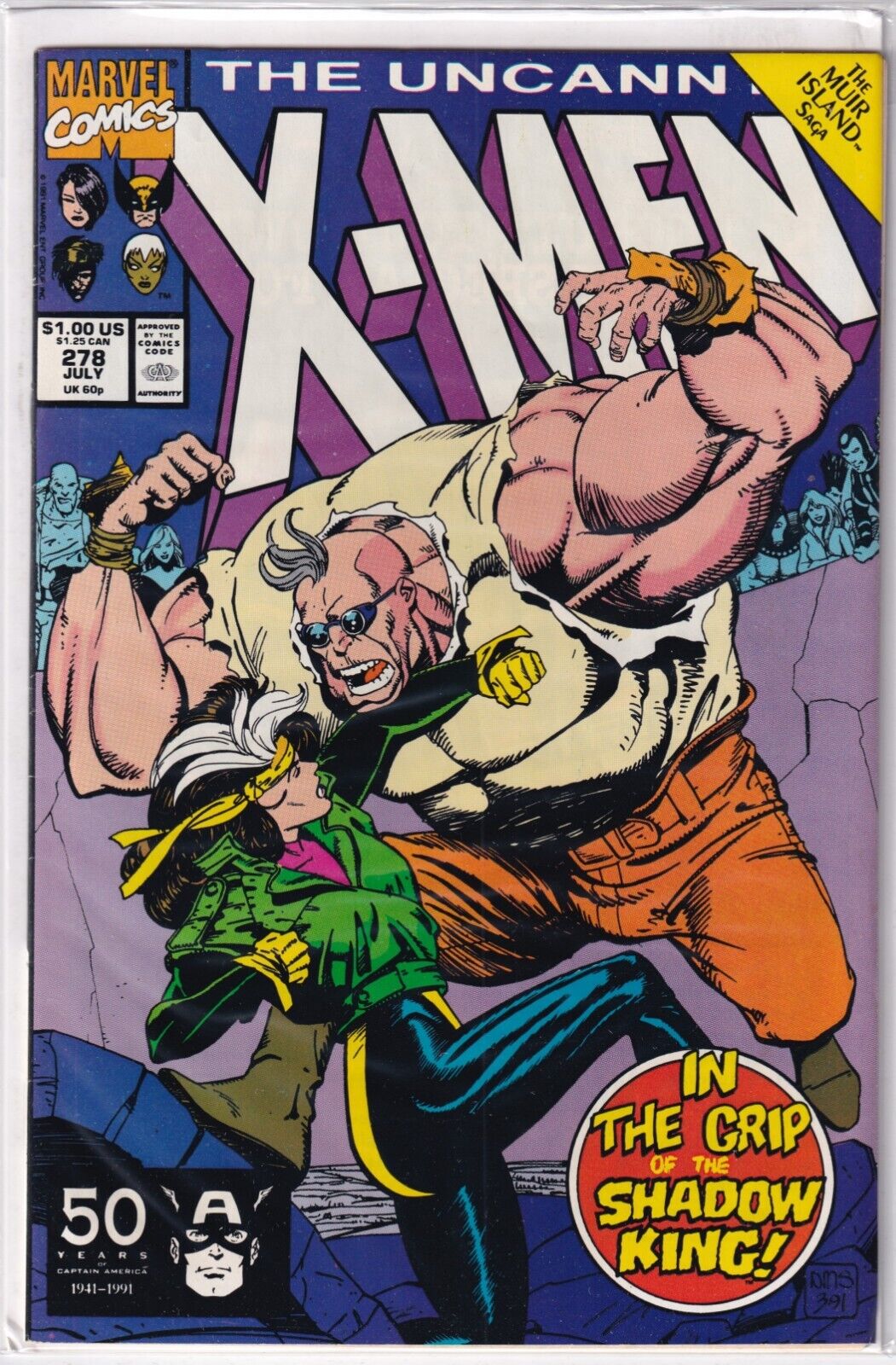 21526: Marvel Comics X-MEN #278 Fine Plus Grade