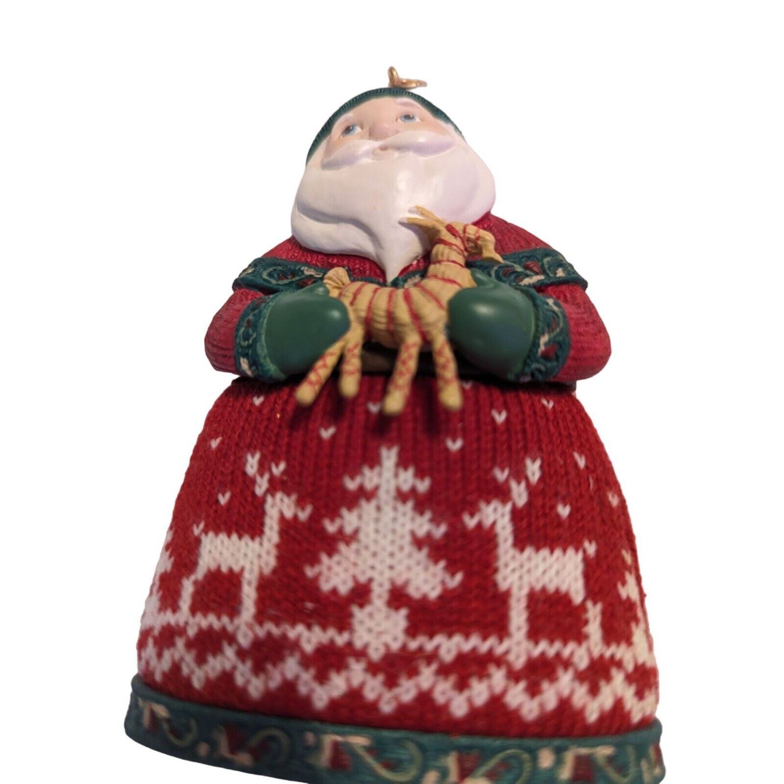 2004 Hallmark Santa's around the World Keepsake Ornament - Norway fabric resin