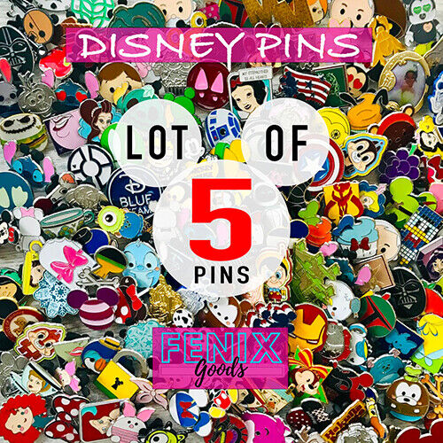 Disney Pin Trading Assorted Lot ~ Lot Size 5-100 ~ Princess Star Wars Marvel NEW