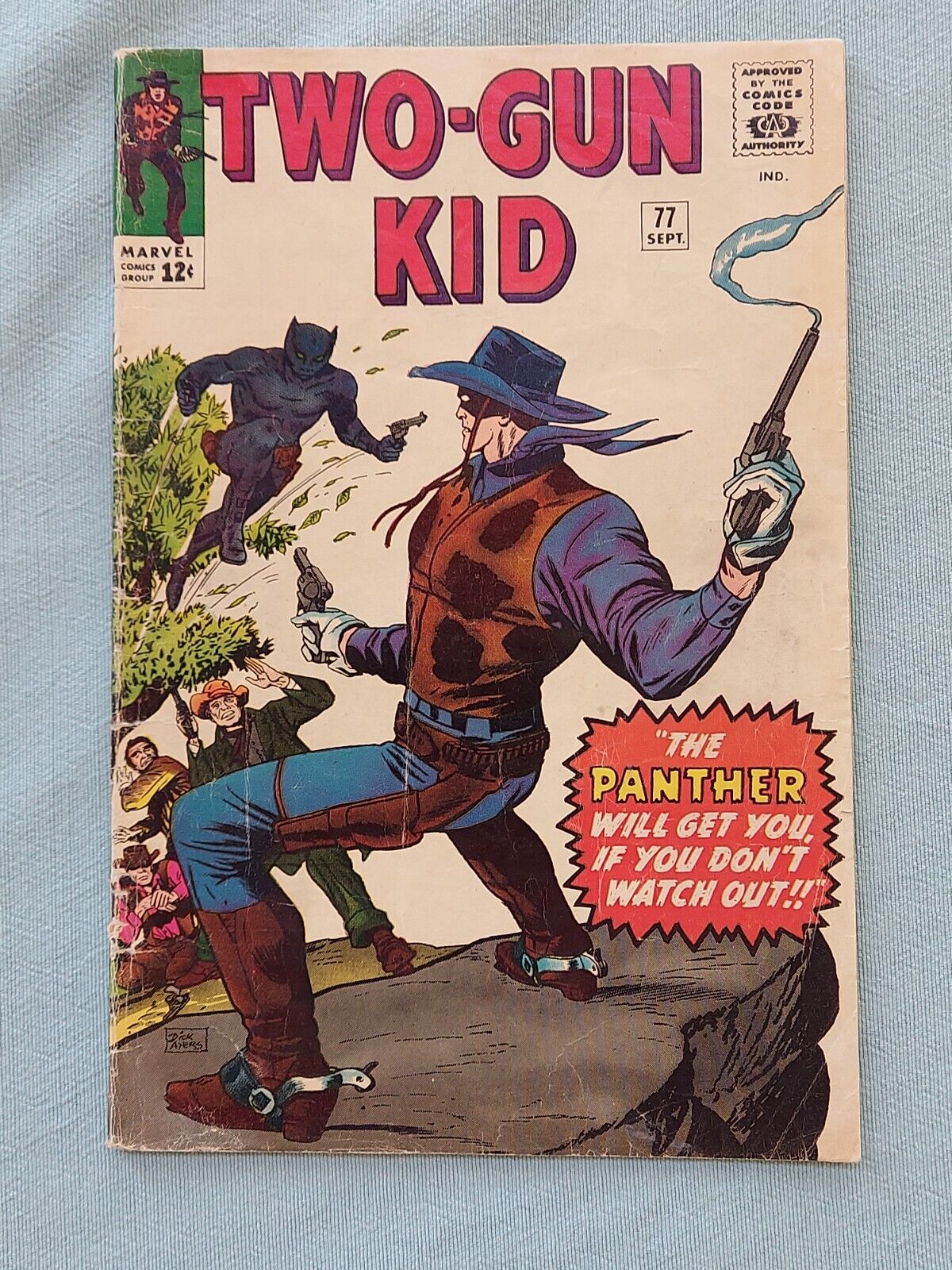 Two-Gun Kid #77 GD/VG Dick Ayers Cover 1st Prototype Black Panther 