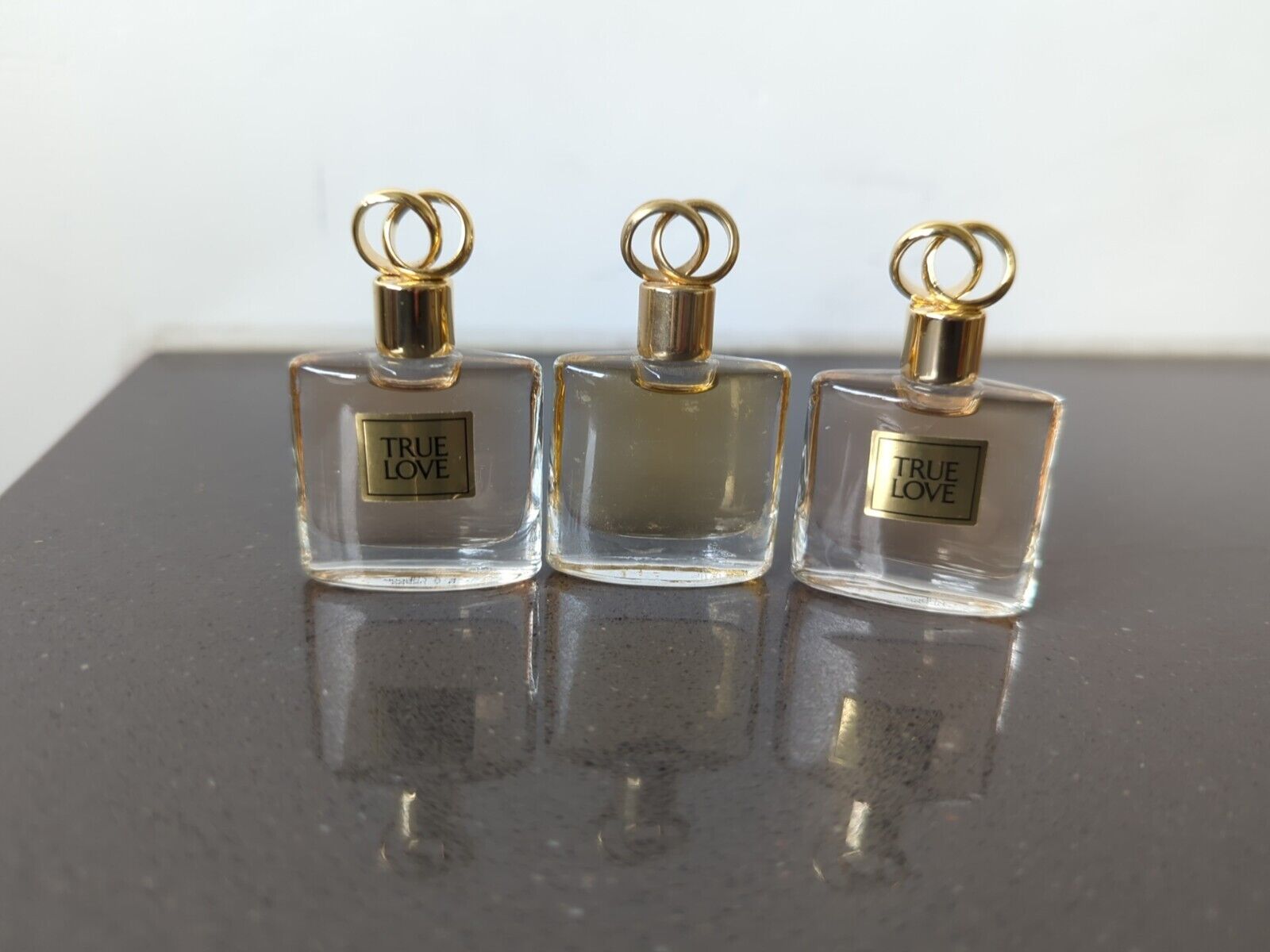 3 TRUE LOVE Elizabeth Arden Parfum Fragrance Travel Mini Splash .12 fl oz