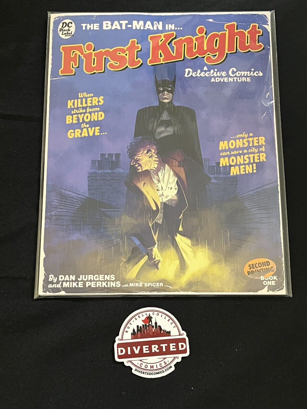 The Bat-Man First Knight #1 Pulp Novel Variant Second Printing (2415)