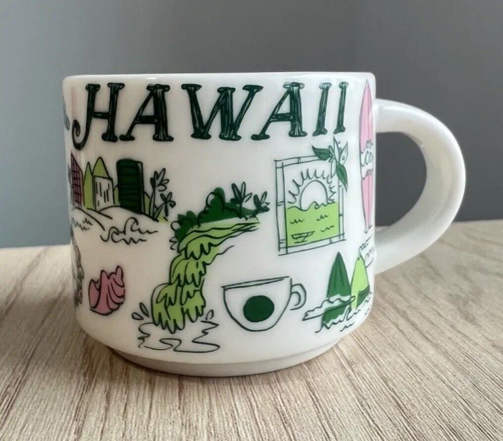 Starbucks HAWAII - BEEN THERE 2 oz. Expresso Mug Ornament Cup (BRAND NEW In BOX)