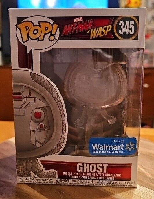 Funko Pop Ant-Man and the Wasp\'s Ghost #344 Walmart Exclusive Retired/Vaulted 