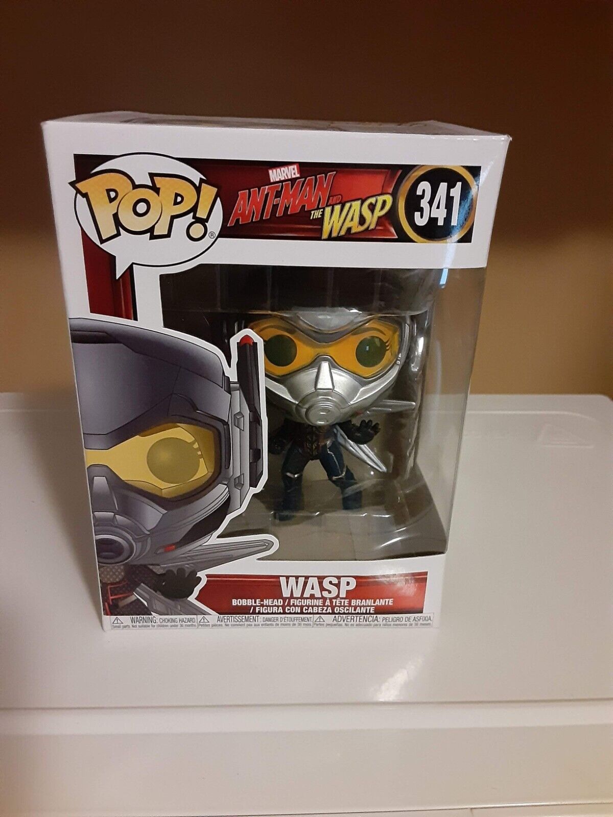 FUNKO POP Marvel Ant-Man And The Wasp WASP # 341 + PROTECTOR Vaulted/Retired