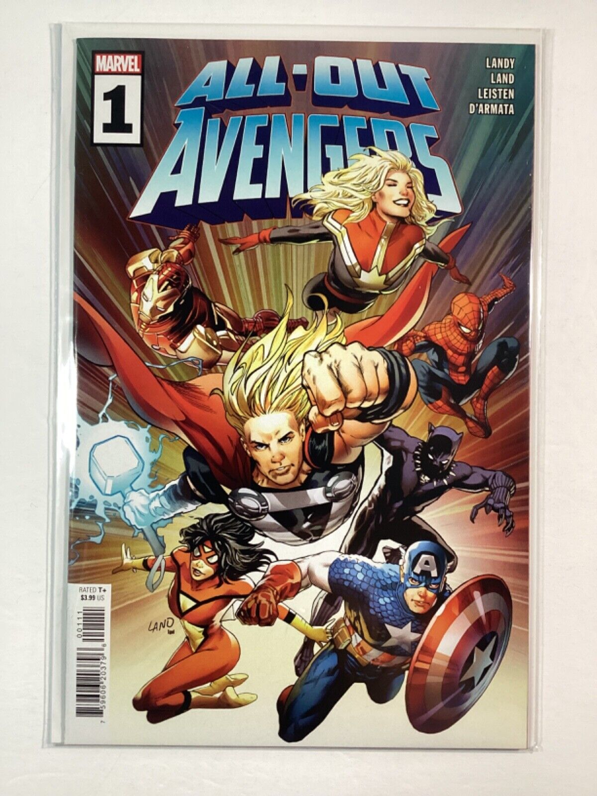 ALL OUT AVENGERS #1A NM/MT 9.8🟢💲CGC READY💲🟢🥇1st APPEARANCE OF QUEEN ARROK🥇