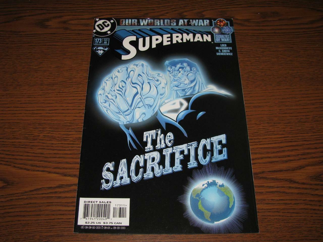 Superman #173 (Oct 2001, DC) - The Sacrifice - Loeb, McGuinness, C. Smith, Sienk