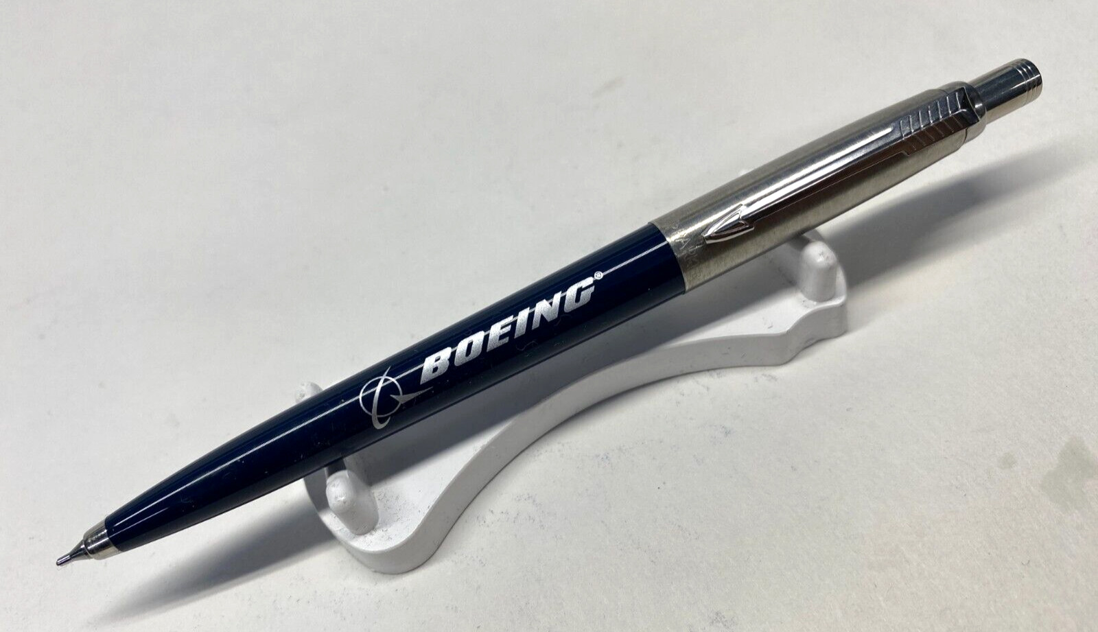 VTG Parker Jotter Blue Boeing Arrow Pencil Advert Promo Aerospace Pen 47