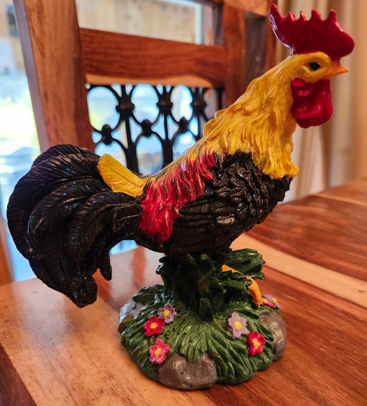 Rooster Resin Figure, 6\