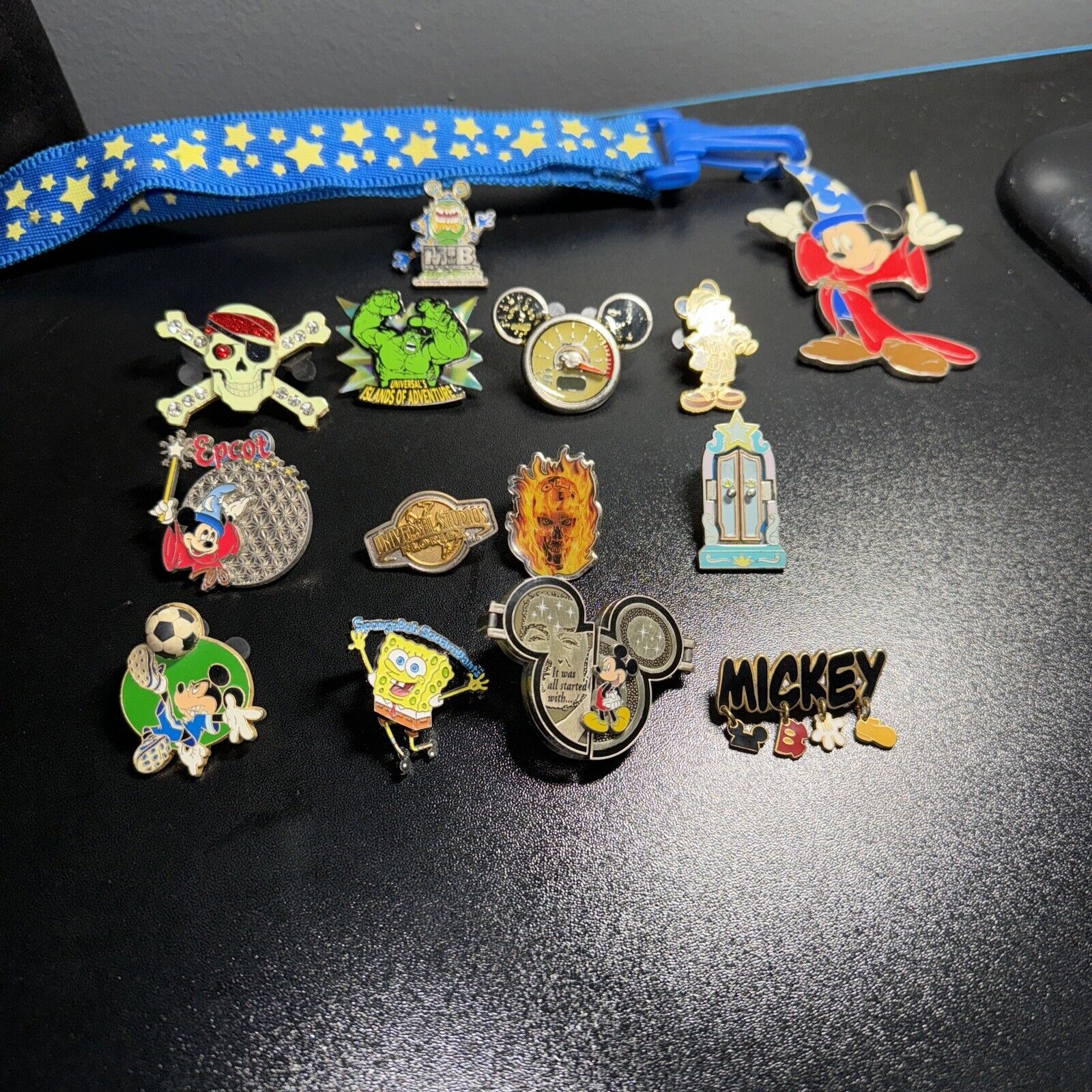 Vintage 2006 Disney Pins (lot of 13) ** Plus Bonus Lanyard