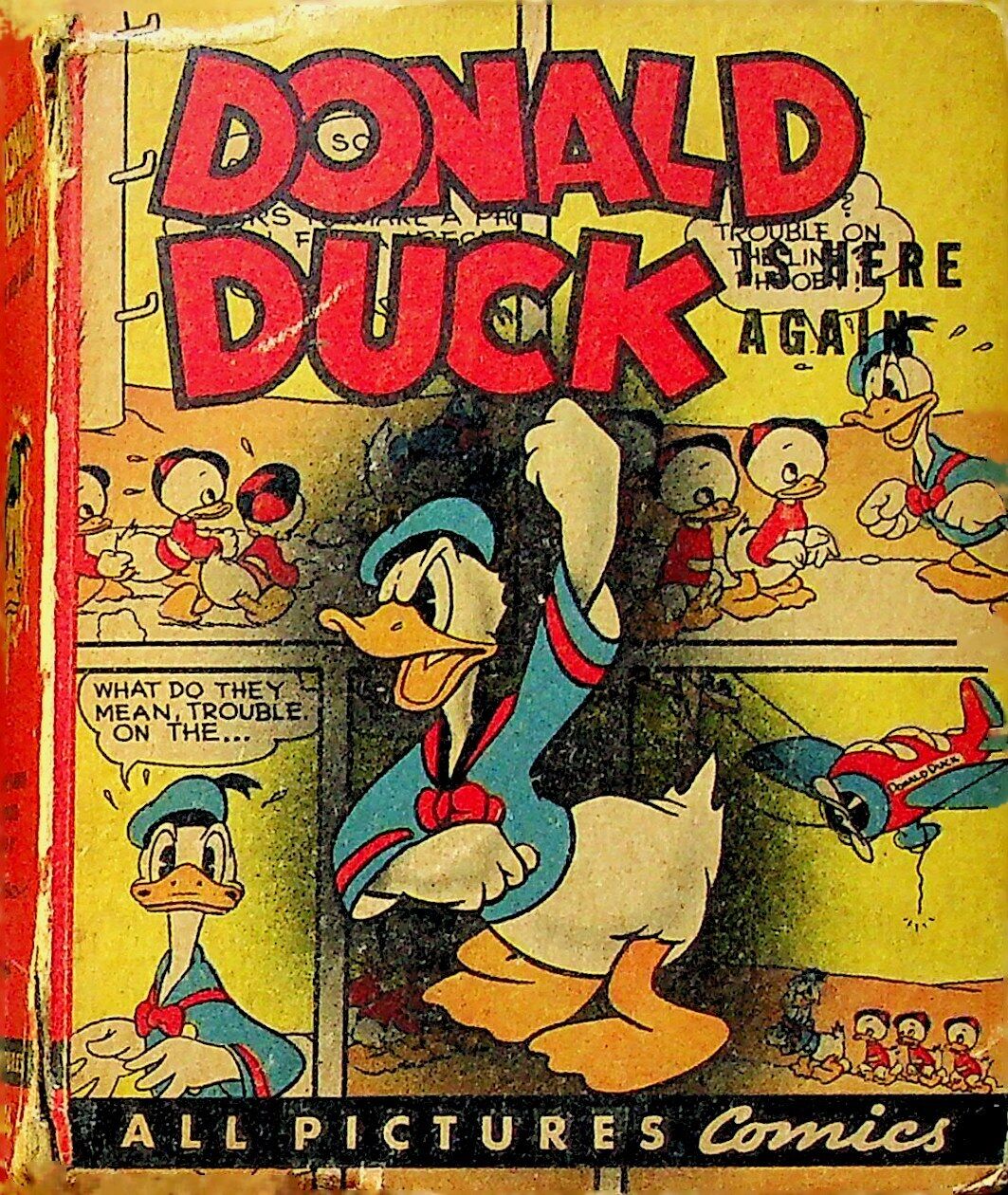 Donald Duck is Here Again #1484 VG 1944