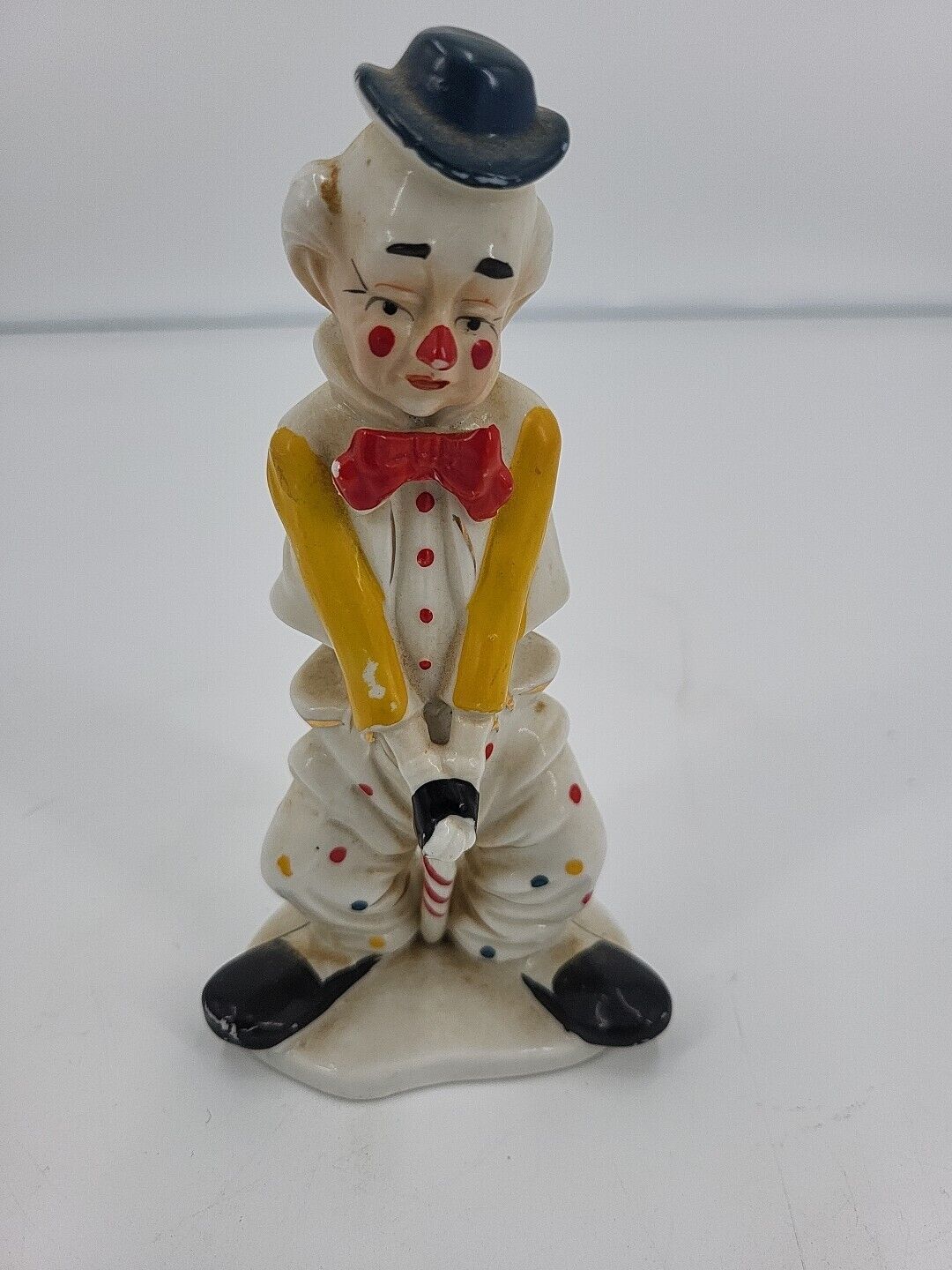 Vintage Unbranded Ceramic Porcelain Circus Clown 