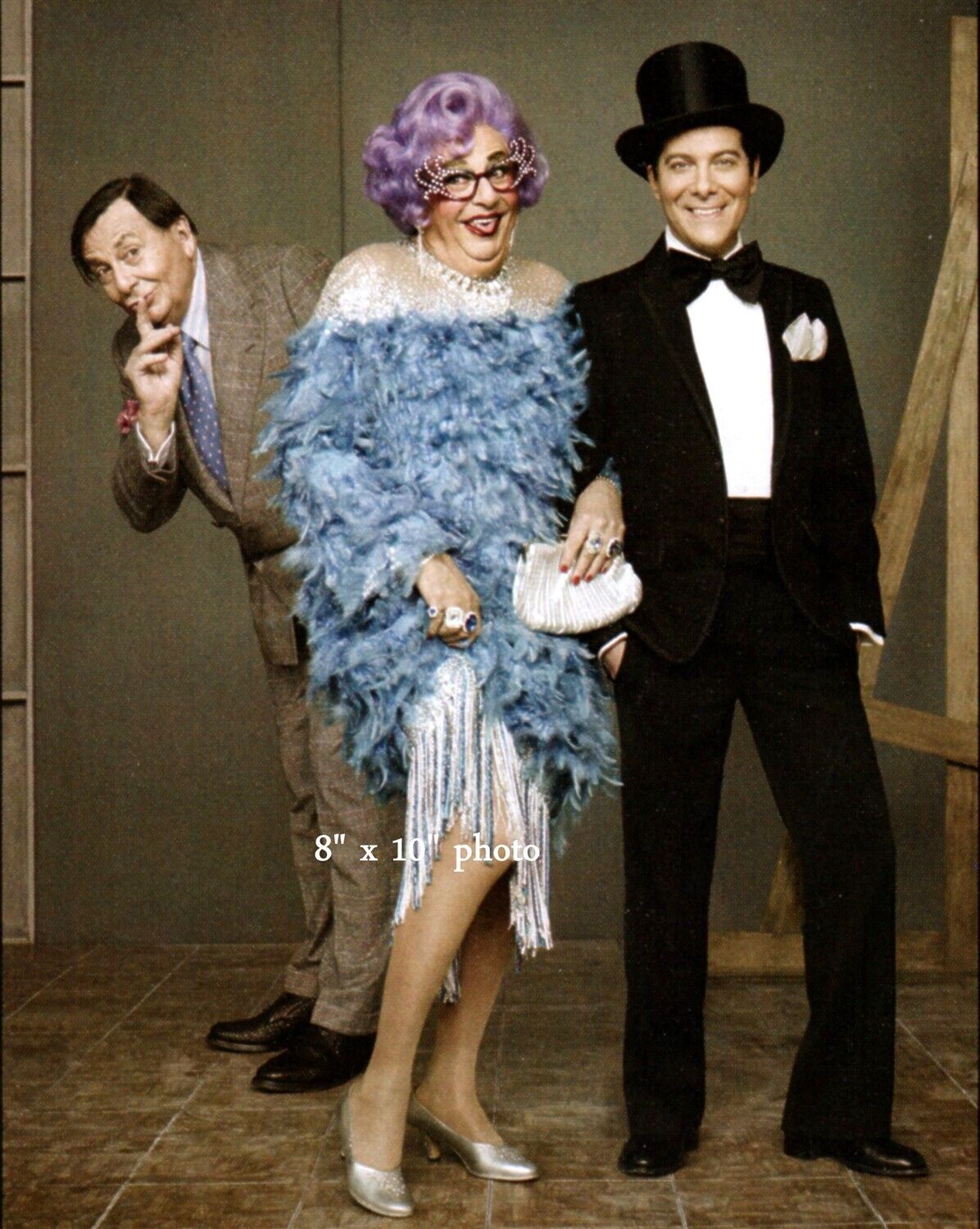 DAME EDNA EVERAGE BARRY HUMPHRIES and MICHAEL FEINSTEIN Celebrity Photo (151)