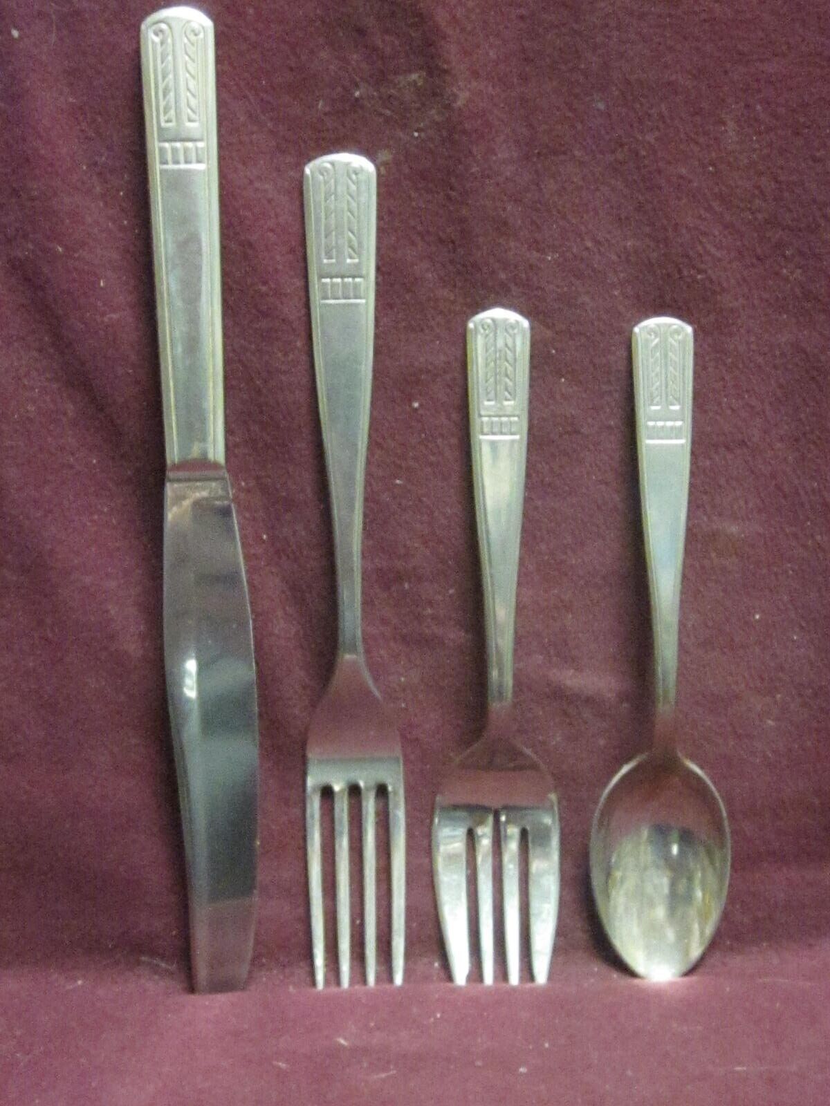 Stainless 4pc Place Setting Providence Elegance USA