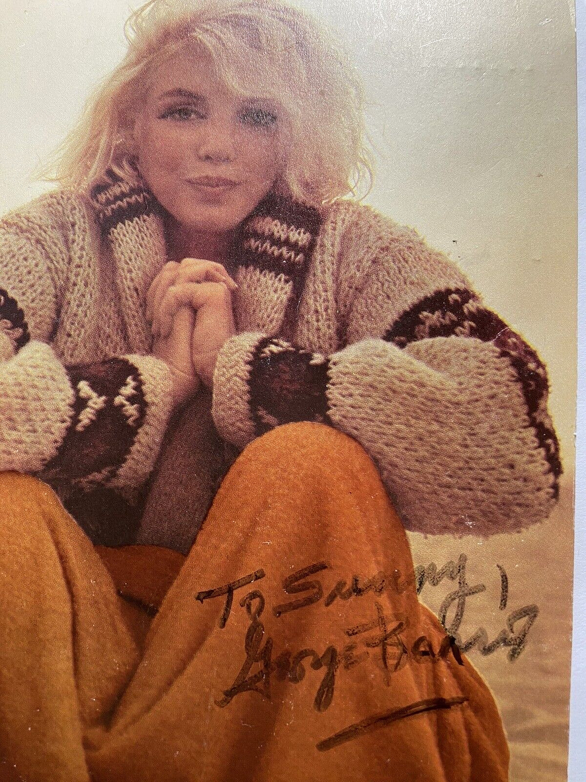Vintage Marilyn Monroe Hand Signed George Barris Autographed Picture of  Marilyn