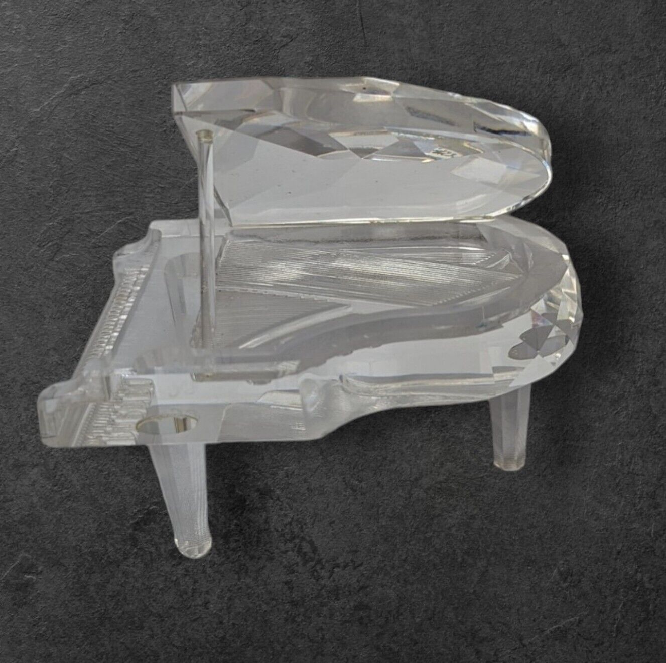 VTG Italian Lead Crystal Grand Piano  4” Figure