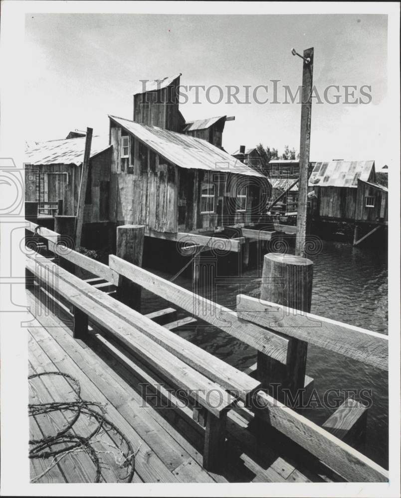 1980 Press Photo Shops And Restaurants At Clearwater Boatyard Village In Florida