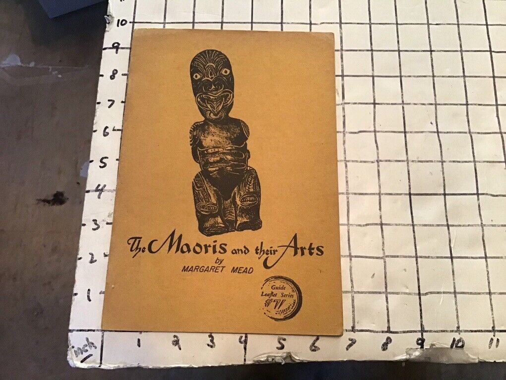 Original 1945 leaflet #71 - The Maoris & Their Arts -- MARGARET MEAD 31pgs